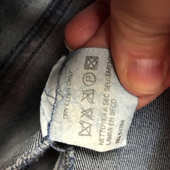 Vintage Emanuel Ungaro LIBERTE denim blazer jacket size  10 - Picture 3 of 12